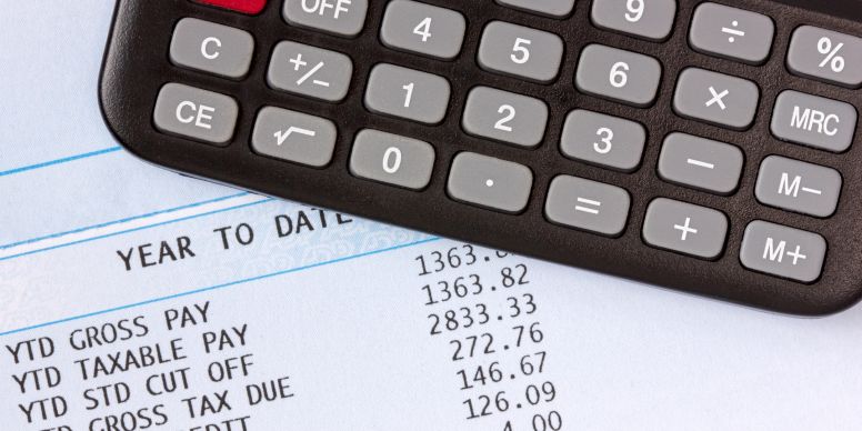 IRS Withholding Calculator interface on taxes withheld from paycheck